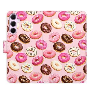 Flipové pouzdro iSaprio - Donuts Pattern 03 - Samsung Galaxy A35 5G