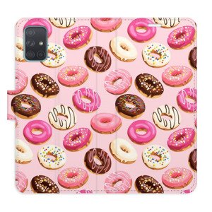 Flipové pouzdro iSaprio - Donuts Pattern 03 - Samsung Galaxy A71