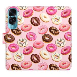 Flipové pouzdro iSaprio - Donuts Pattern 03 - Honor 90 Lite 5G