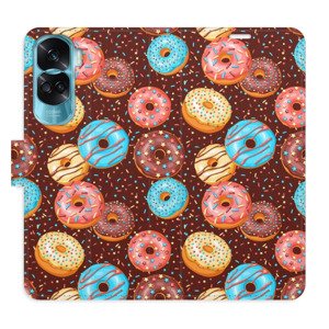 Flipové pouzdro iSaprio - Donuts Pattern - Honor 90 Lite 5G