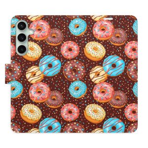 Flipové pouzdro iSaprio - Donuts Pattern - Samsung Galaxy S23 FE