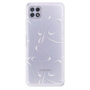 Odolné silikonové pouzdro iSaprio - Fancy - white - Samsung Galaxy A22 5G