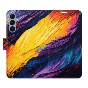 Flipové pouzdro iSaprio - Fire Paint - Samsung Galaxy A25 5G
