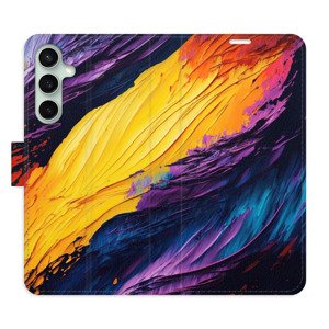Flipové pouzdro iSaprio - Fire Paint - Samsung Galaxy S23 FE