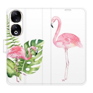 Flipové pouzdro iSaprio - Flamingos - Honor 90 5G