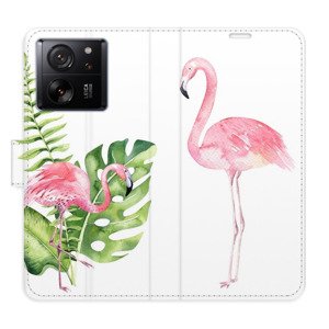 Flipové pouzdro iSaprio - Flamingos - Xiaomi 13T / 13T Pro