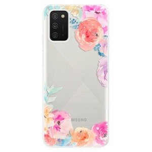 Odolné silikonové pouzdro iSaprio - Flower Brush - Samsung Galaxy A02s
