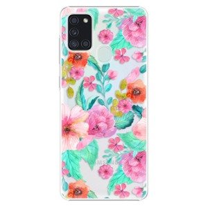 Plastové pouzdro iSaprio - Flower Pattern 01 - Samsung Galaxy A21s