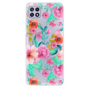 Odolné silikonové pouzdro iSaprio - Flower Pattern 01 - Samsung Galaxy A22 5G