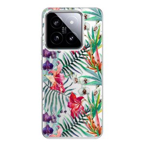 Odolné silikonové pouzdro iSaprio - Flower Pattern 03 - Xiaomi 14