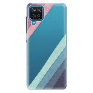 Plastové pouzdro iSaprio - Glitter Stripes 01 - Samsung Galaxy A12