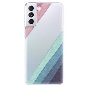 Odolné silikonové pouzdro iSaprio - Glitter Stripes 01 - Samsung Galaxy S21+