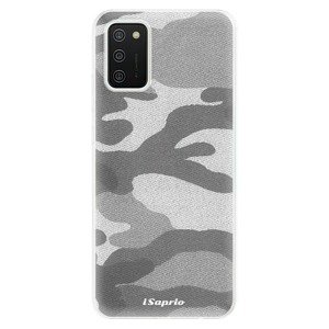 Odolné silikonové pouzdro iSaprio - Gray Camuflage 02 - Samsung Galaxy A02s