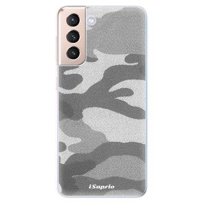 Odolné silikonové pouzdro iSaprio - Gray Camuflage 02 - Samsung Galaxy S21
