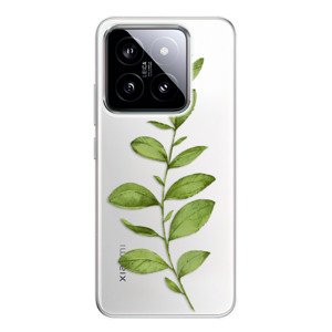 Odolné silikonové pouzdro iSaprio - Green Plant 01 - Xiaomi 14