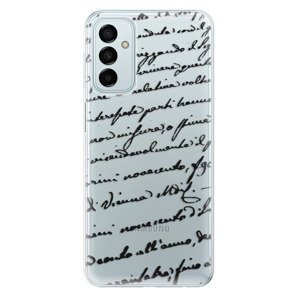 Odolné silikonové pouzdro iSaprio - Handwriting 01 - black - Samsung Galaxy M23 5G