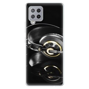 Odolné silikonové pouzdro iSaprio - Headphones 02 - Samsung Galaxy A42