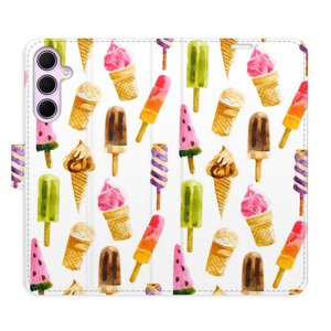 Flipové pouzdro iSaprio - Ice Cream Pattern - Samsung Galaxy A35 5G