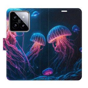 Flipové pouzdro iSaprio - Jellyfish - Xiaomi 14