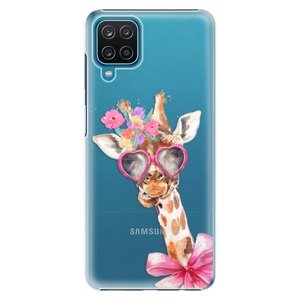 Plastové pouzdro iSaprio - Lady Giraffe - Samsung Galaxy A12