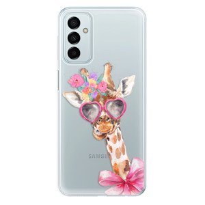 Odolné silikonové pouzdro iSaprio - Lady Giraffe - Samsung Galaxy M23 5G