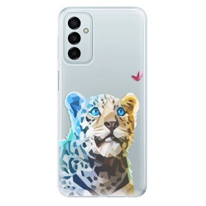 Odolné silikonové pouzdro iSaprio - Leopard With Butterfly - Samsung Galaxy M23 5G