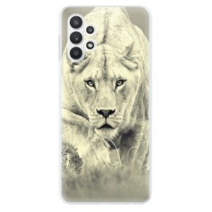 Odolné silikonové pouzdro iSaprio - Lioness 01 - Samsung Galaxy A32