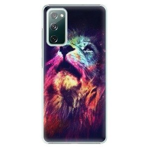 Plastové pouzdro iSaprio - Lion in Colors - Samsung Galaxy S20 FE