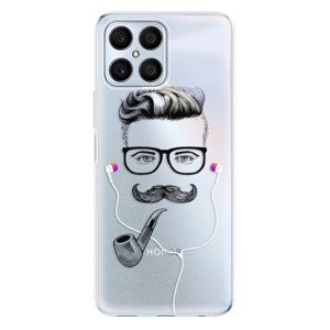 Odolné silikonové pouzdro iSaprio - Man With Headphones 01 - Honor X8