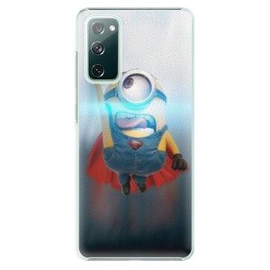 Plastové pouzdro iSaprio - Mimons Superman 02 - Samsung Galaxy S20 FE
