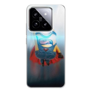 Odolné silikonové pouzdro iSaprio - Mimons Superman 02 - Xiaomi 14