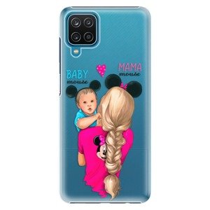 Plastové pouzdro iSaprio - Mama Mouse Blonde and Boy - Samsung Galaxy A12