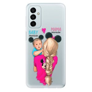 Odolné silikonové pouzdro iSaprio - Mama Mouse Blonde and Boy - Samsung Galaxy M23 5G