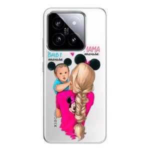 Odolné silikonové pouzdro iSaprio - Mama Mouse Blonde and Boy - Xiaomi 14