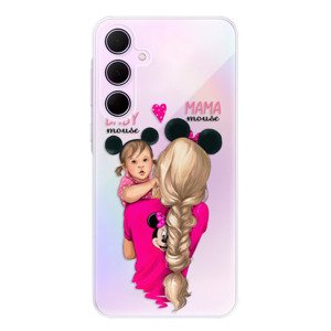 Odolné silikonové pouzdro iSaprio - Mama Mouse Blond and Girl - Samsung Galaxy A55 5G