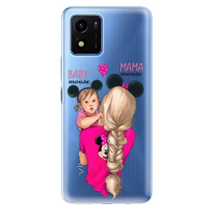 Odolné silikonové pouzdro iSaprio - Mama Mouse Blond and Girl - Vivo Y01