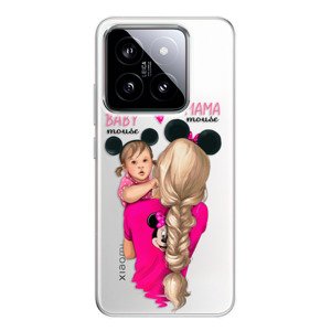 Odolné silikonové pouzdro iSaprio - Mama Mouse Blond and Girl - Xiaomi 14