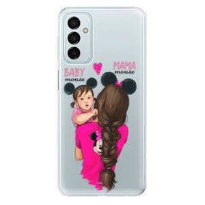 Odolné silikonové pouzdro iSaprio - Mama Mouse Brunette and Girl - Samsung Galaxy M23 5G