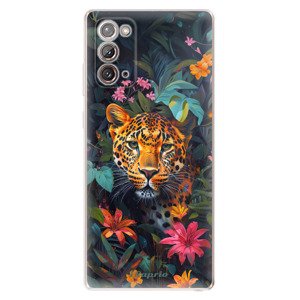Odolné silikonové pouzdro iSaprio - Flower Jaguar - Samsung Galaxy Note 20