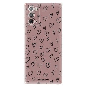 Odolné silikonové pouzdro iSaprio - Heart Dark - Samsung Galaxy Note 20