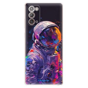 Odolné silikonové pouzdro iSaprio - Neon Astronaut - Samsung Galaxy Note 20