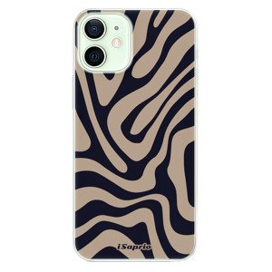 Odolné silikonové pouzdro iSaprio - Zebra Black - iPhone 12 mini