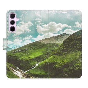 Flipové pouzdro iSaprio - Mountain Valley - Samsung Galaxy A35 5G