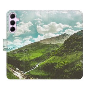 Flipové pouzdro iSaprio - Mountain Valley - Samsung Galaxy A55 5G