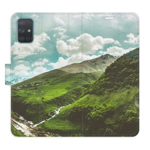 Flipové pouzdro iSaprio - Mountain Valley - Samsung Galaxy A71