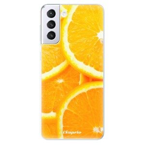 Odolné silikonové pouzdro iSaprio - Orange 10 - Samsung Galaxy S21+