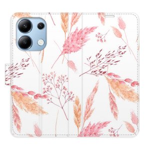 Flipové pouzdro iSaprio - Ornamental Flowers - Xiaomi Redmi Note 13