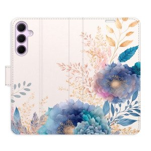 Flipové pouzdro iSaprio - Ornamental Flowers 03 - Samsung Galaxy A55 5G