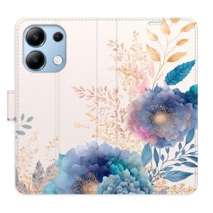 Flipové pouzdro iSaprio - Ornamental Flowers 03 - Xiaomi Redmi Note 13