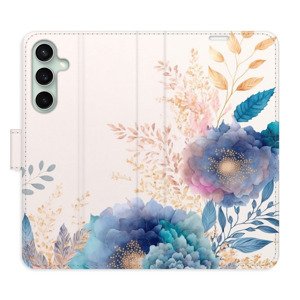 Flipové pouzdro iSaprio - Ornamental Flowers 03 - Samsung Galaxy S23 FE